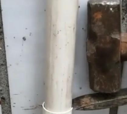 pvc管中間斷了拼接視頻分享，這個(gè)思路還是比較實(shí)用的！